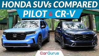 2023 Honda Pilot and 2023 Honda CR-V Compared