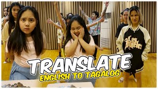 TRANSLATE ENGLISH TO TAGALOG