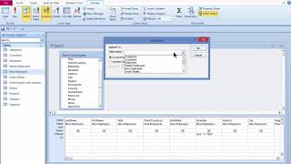 append and delete action query