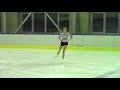 kaunas ice autumn cup 2018 advanced novice girls КП 6 jogaile aglinskyte ltu