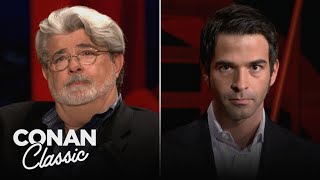 Jordan Schlansky Attempts To Stump George Lucas | Late Night with Conan O’Brien