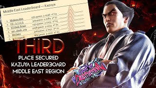 I reached 3rd place with my Kazuya in Middle East Leaderboard ... !