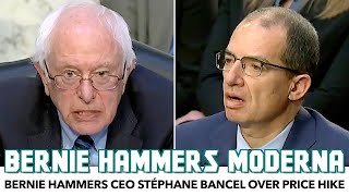 Bernie Hammers Moderna CEO Over Price Hike Of Government-Funded Vaccine