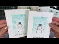 mass producing winter cards frosty kit taylored expressions christmas card ideas