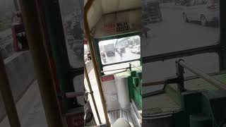 Bus ride on 706LTD (1589/M)| Unedited footage| Ashok Leyland JNNURM raw engine sound