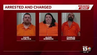 Three arrested for arson in Chilton County
