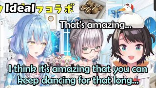 Noel Amazed When Subaru Explain How Lamy Can Improve Her Dancing Skill and Maintain Her Stamina