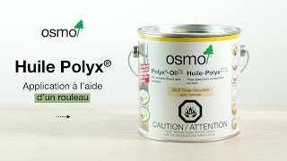 Application de l’Huile-Polyx® à l’aide d’un rouleau