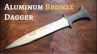 Making Aluminum Bronze Dagger │Casting Dagger