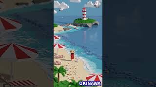 [AI video #01] Voxel Traveler Rita \u0026 Tech in Japan -OKINAWA #voxelart #aivideo #aiart #aianimation