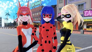 【MMD】I'll Change【Ladybug, Rena Rouge, Queen Bee】【60fps】