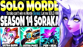 How to SOLO MORDEKAISER as FULL AP SORAKA TOP LANE IN SEASON 14 | LoL Soraka s14 Build Guide