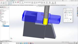 SOLID WORKS CAM  (PROFILE MILLING)