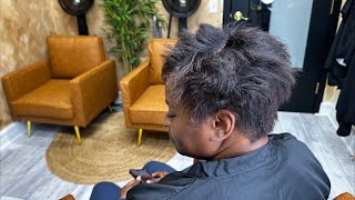 Salon LIVE: Pixie Cut Makeover + Relaxed Hair Clients 💇🏽‍♀️ Memorial Weekend Deals Inside!