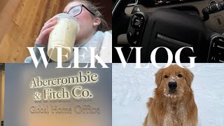 VLOG: a few work days, smoothie recipe & touring a house