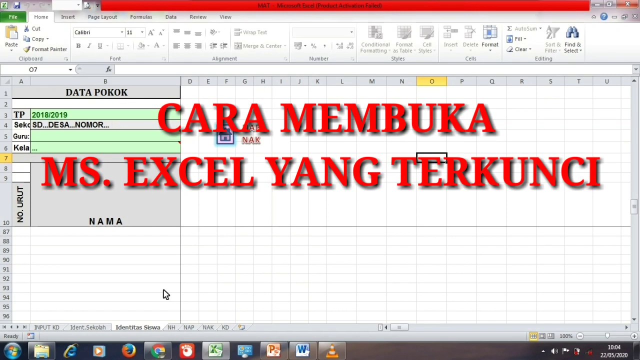 Cara Nak Buka Dokumen Excel Yang Terkunci - Armani-has-Wise