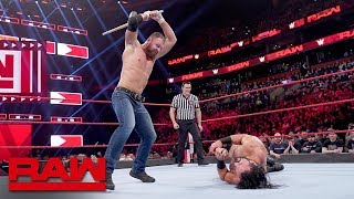 Dean Ambrose vs. Drew McIntyre - Last Man Standing Match: Raw, March 25, 2019