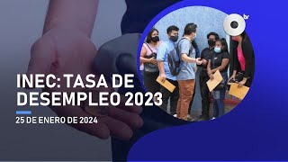 #NoticiasEcuador | Tasa de desempleo en el país cerró en 3.4%, según el INEC 25/01/2024