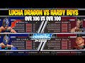 THE LUCHA DRAGONS OVR 100 VS HARDY BOYS OVR 100 SMACKDOWN PAIN PS2 || NORMAL TAG TEAM MATCH