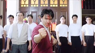 بيفتكروه شاب ضعيف لكنهم ميعرفوش إنه خبير فنون قتالية وهيدمرهم كلهم ! Fist of fury