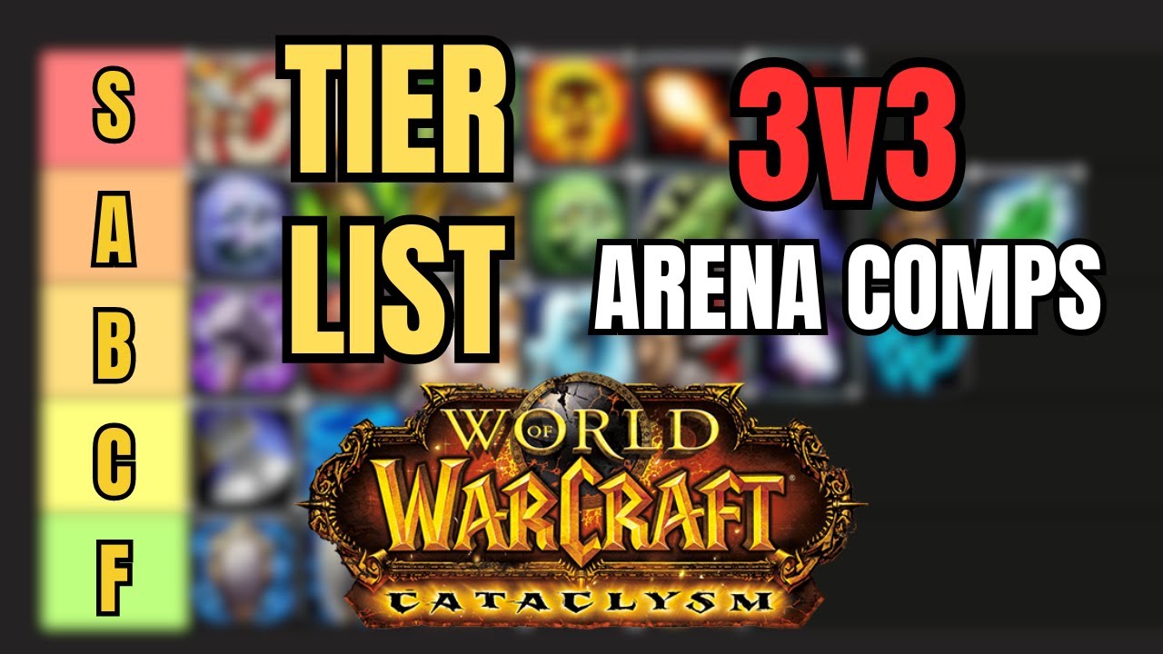 TIER LIST Of BEST 3v3 ARENA COMPS For CATACLYSM - YouTube