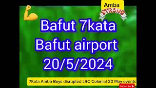 Bafut 7Kata Amba Boys disrupted Cameroun Colonial 20 May Celebrations!