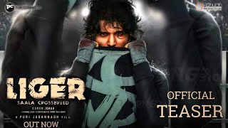 LIGER Movie Official Teaser | Vijay Devarakonda | Puri Jagannath |Liger First Look| New Frames