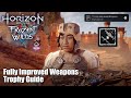 Horizon Zero Dawn: The Frozen Wilds DLC • Fully Improved Weapons Trophy Guide (Weapons from Varga.)