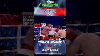 Walki Freakowych Zawodników W Minutę 5 - Adamek VS Abell #shorts #famemma #cloutmma #adamek