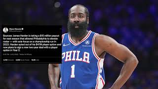 76ERS NEWS - JAMES HARDEN TAKES 15 MIL PAY CUT + MARKIEFF MORRIS WANTS TO PLAY FOR PHILLY??