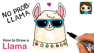 How to Draw a Llama 🦙 Cute Pun Art #11