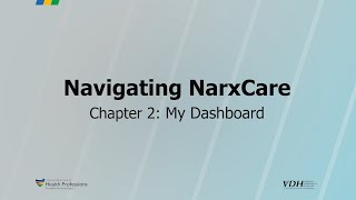 Navigating NarxCare - My Dashboard