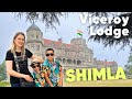 Foreigner Exploring Most Touristic places of Shimla. Viceroy Lodge trip