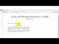 How to cite references in LaTeX