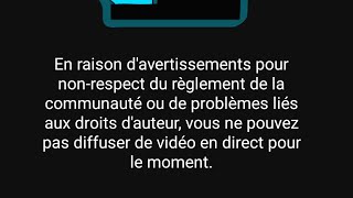 Chaîne Mick'armement bloquée 1 semaine raison 