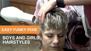 Choppy Pixie Cut Styling | Super Cute & Quick Hairstyle Women Love