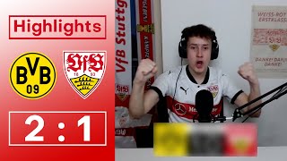Borussia Dortmund 2:1 VfB Stuttgart | Reaktion | Stream Highlights