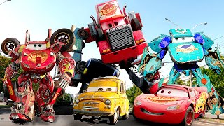 Lightning McQueen in Real Life Disney pixar Cars Drifts STORM