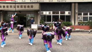 東京マラソン2012　ダンスパフォーマンス集団　迫 -HAKU-①