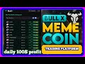 Making $100 DAILY Trading Memecoins on BULLX (Easy profit) @Btctamil