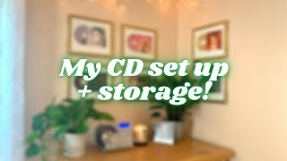 My CD Setup & Storage!