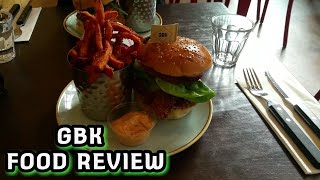 Gourmet Burger Kitchen (GBK) Food Review