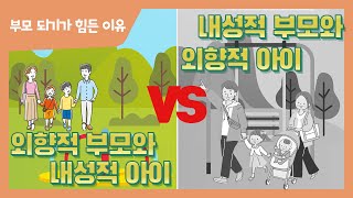 외향적 부모 vs 내성적 아이/내성적 부모 vs 외향적 아이