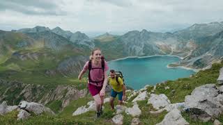 Wandern am Lünersee im Brandnertal  l Vorarlberg