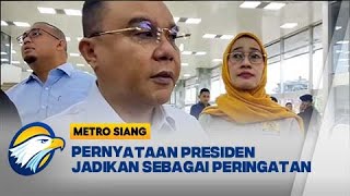 Dasco: Ada Menteri Kurang Seirama Dengan Presiden - [Metro Siang]