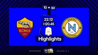 Roma 1927-Napoli Futsal 2-2 | 10ª giornata | Serie A 2024/2025 | Highlights