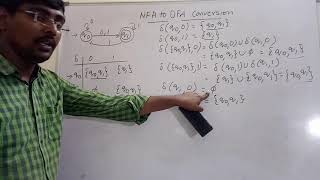 1.9 NFA TO DFA CONVERSION PROCEDURE WITH EXAMPLES || TOC ||FLAT