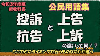 上告、控訴、抗告、上訴の違いって何？【公民用語集】