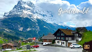 🇨🇭Driving In Switzerland _ Grindelwald , Beautiful Swiss Village