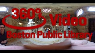 Spherical video - Boston Public Library - 360 interactive